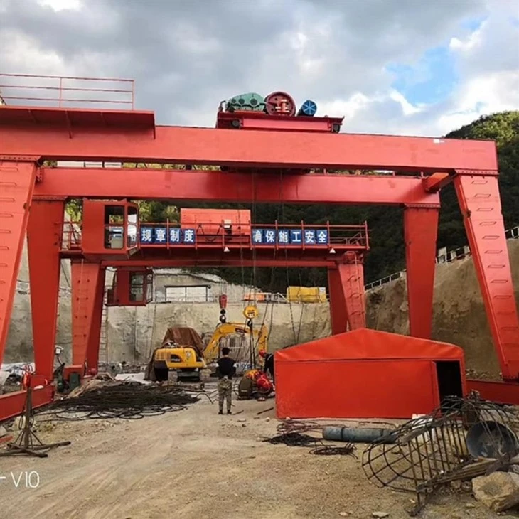 Double Beam Gantry Crane With Hoist And Trolley