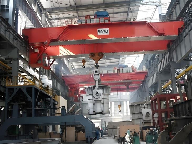 Craen Gorbenion Prawf Ffrwydrad Girder Dwbl