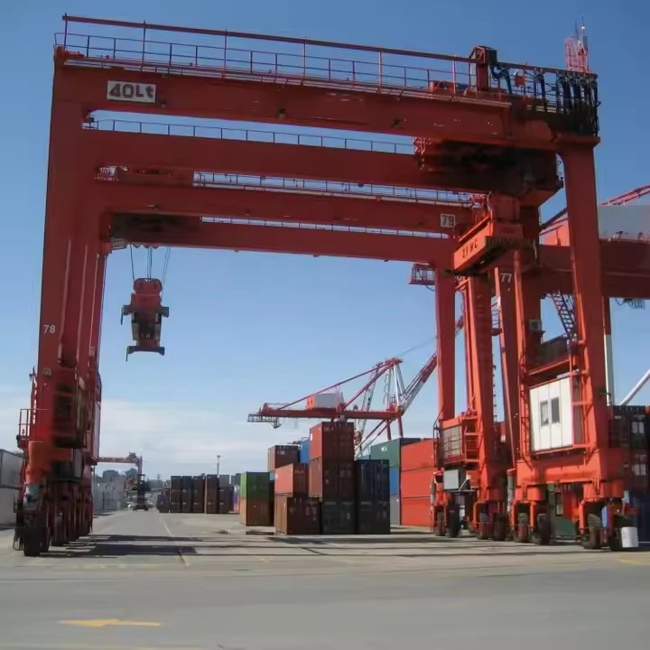 Rtg Crane Rwber Teiars Cynhwysydd Gantry Crane