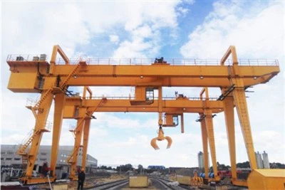 Trawst dwbl Grab Crane Gantri