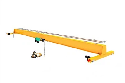 Craen pont girder sengl wedi'i gyfarparu